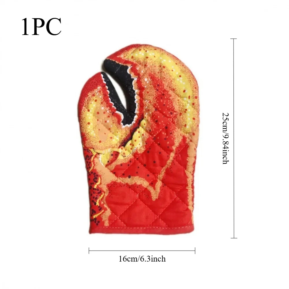Lobster-Claw Oven Mitts — Pinch Responsibly