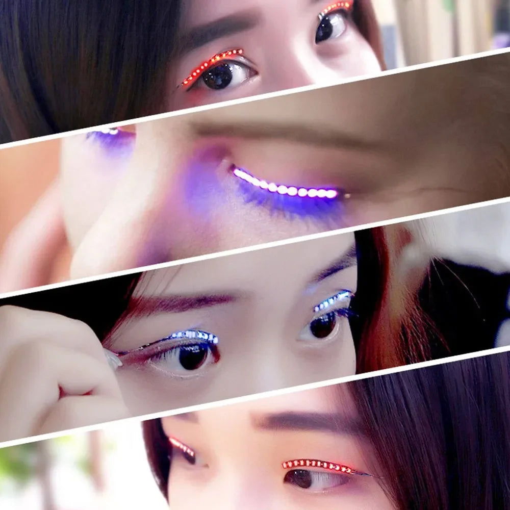 LED Light-Up Eyelashes — Your Eyes, But Disco