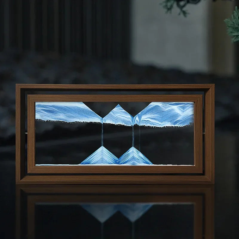 Mountains That Move — Rotating Sand Art Frame