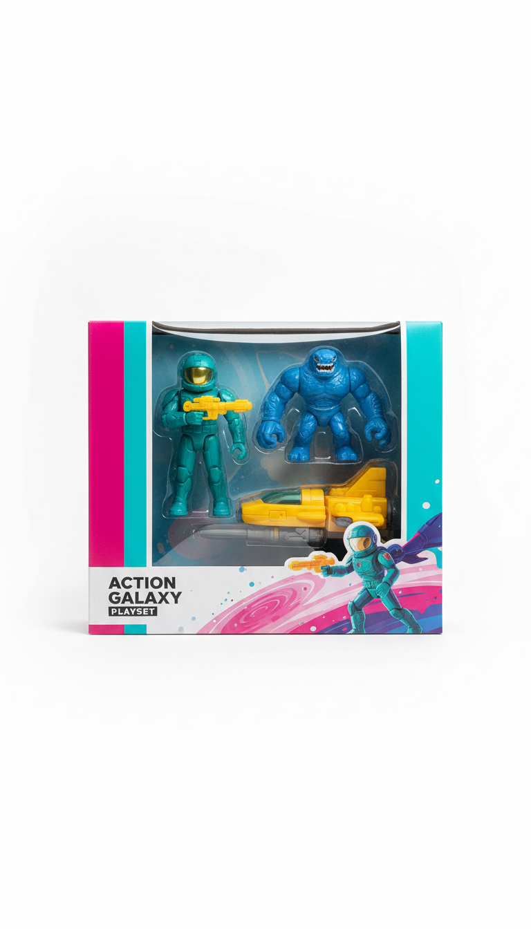 Action Galaxy Playset With Rocket Launcher