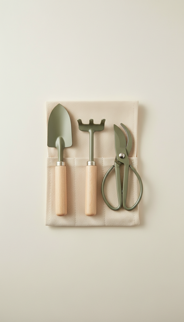 Compact Urban Gardening Tool Set