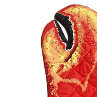 Lobster-Claw Oven Mitts — detail view