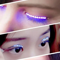 LED Light-Up Eyelashes — detail view