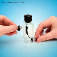 Ferrofluid display forming spikes with a magnet