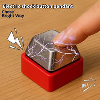 Weirdomodo Electric Shock Button Prank Toy – Novelty Keychain Gadget  Copy Title