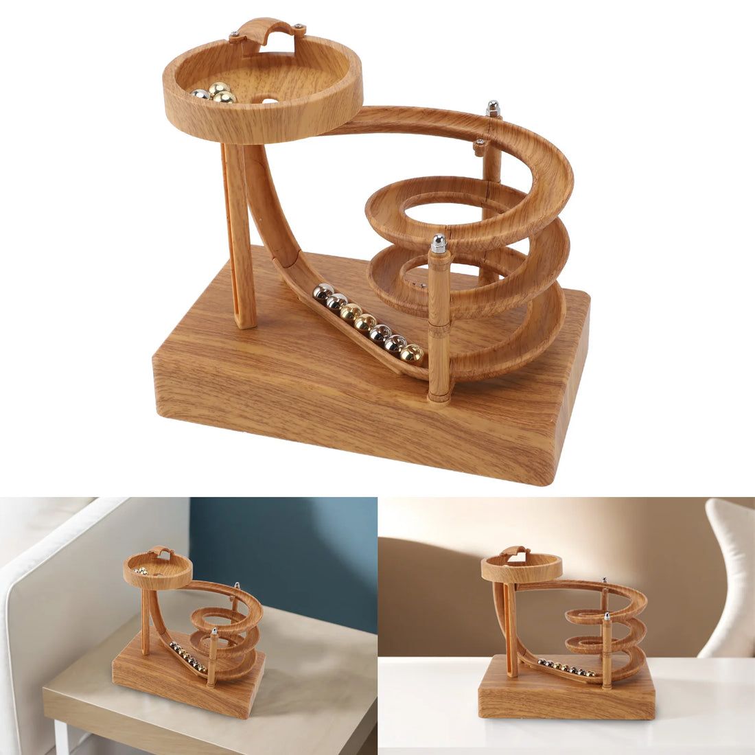 The Ball That Never Stops — Kinetic Rolling-Ball Machine