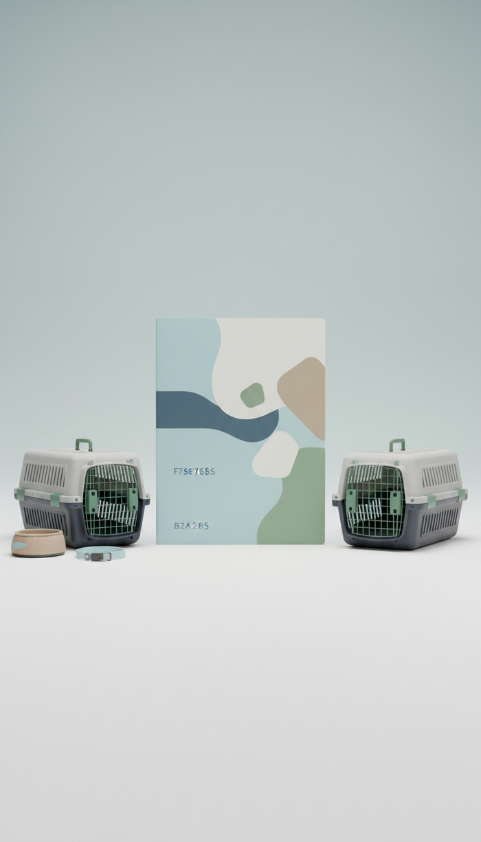 Branded Pet Travel Documentation Folder