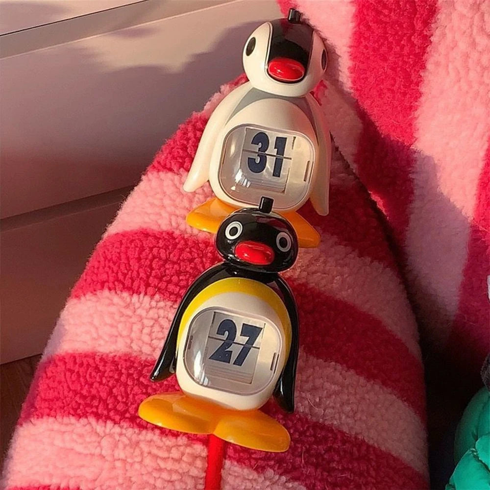 The Penguin Who Flips Your Days — Flip Perpetual Calendar