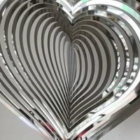 Kinetic Heart Spinner — detail view