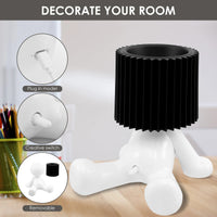 Creative Shy Man Book Light – Funny Table Night Lamp for Bedroom & Desk Decor
