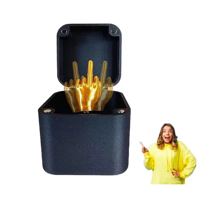 Middle Finger Pop-Up Surprise Box – Funny Novelty Prank Gift for Friends, Adults & Office Humor