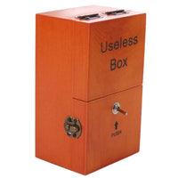 Leave Me Alone Useless Box – Funny Wooden Automatic Switch Toy, Interactive Desk Decoration & Novelty Gift