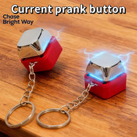 Weirdomodo Electric Shock Button Prank Toy – Novelty Keychain Gadget  Copy Title