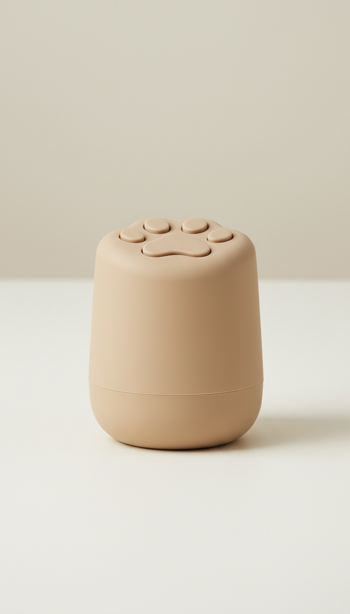 Silicone paw cleaner matte sand