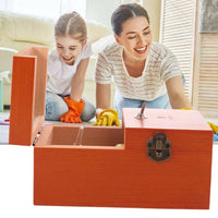 Leave Me Alone Useless Box – Funny Wooden Automatic Switch Toy, Interactive Desk Decoration & Novelty Gift