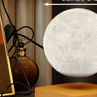 Levitating Moon Lamp — detail view