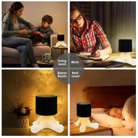 Creative Shy Man Book Light – Funny Table Night Lamp for Bedroom & Desk Decor