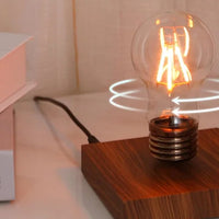 Levitating Bulb Lamp — detail view