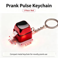 Weirdomodo Electric Shock Button Prank Toy – Novelty Keychain Gadget  Copy Title