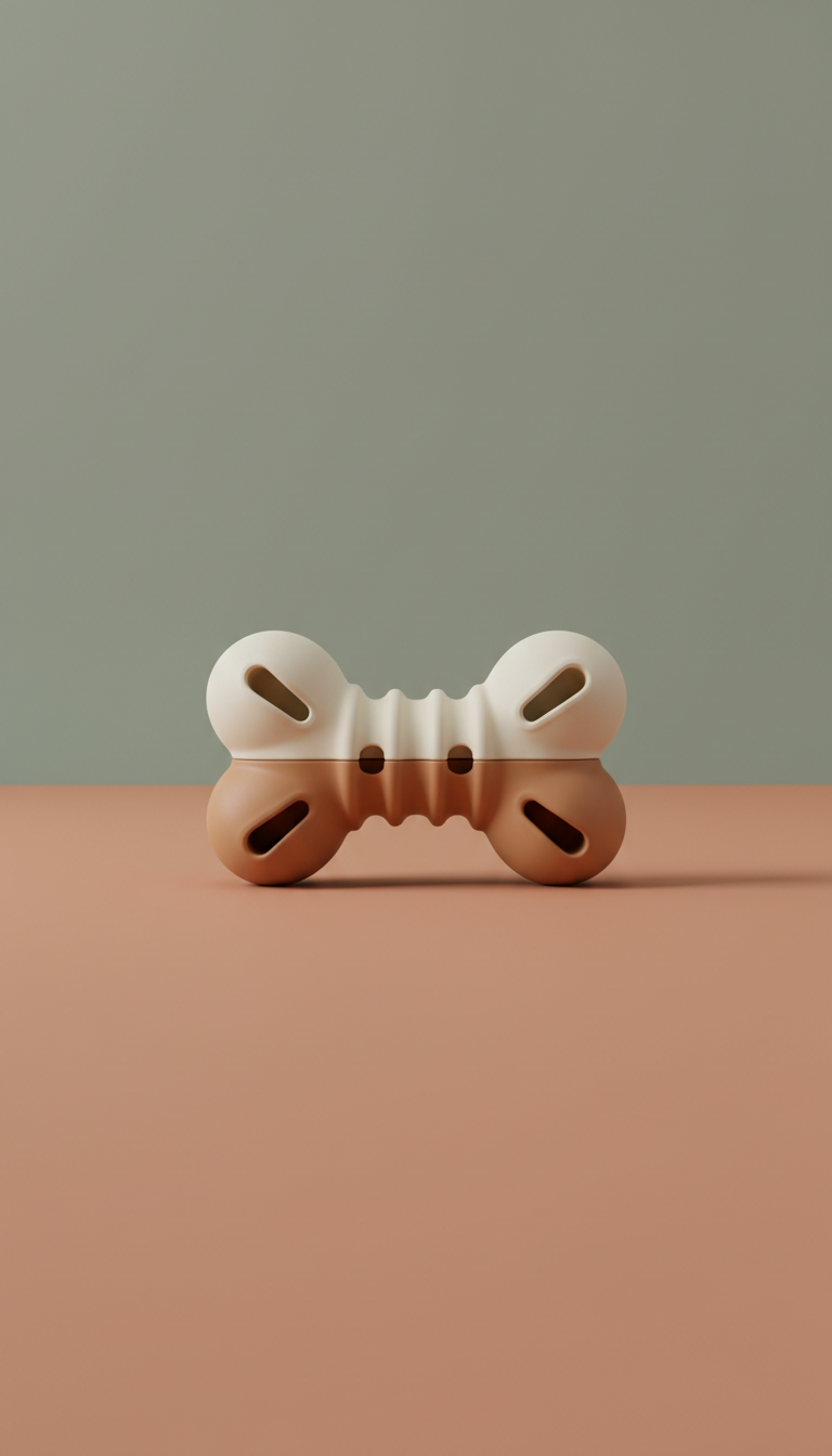 Silicone pet toy interactive treat pockets