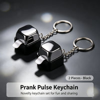 Weirdomodo Electric Shock Button Prank Toy – Novelty Keychain Gadget  Copy Title