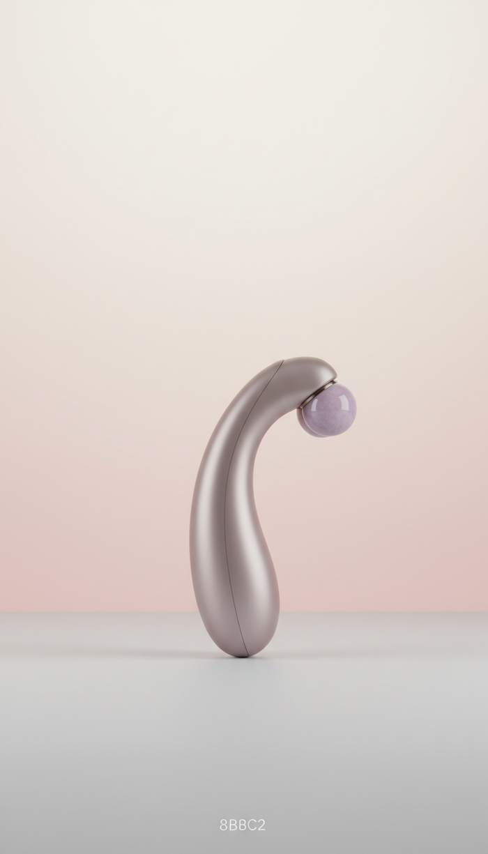 Facial Massage Tool In Matte Rose Quartz
