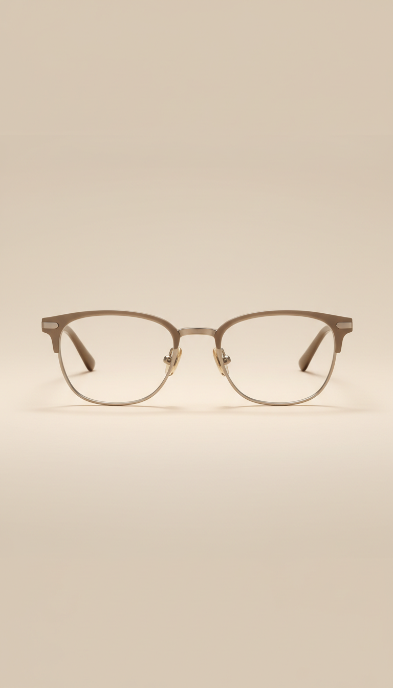 Champagne Taupe Titanium-Acetate Frame
