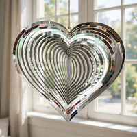Kinetic Heart Spinner — alternate view