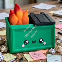 Mini Desktop Dumpster — alternate view