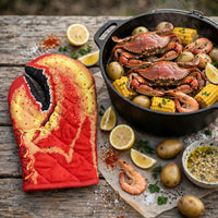 Lobster-Claw Oven Mitts — alternate view